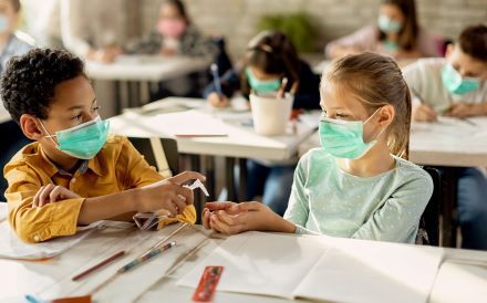 Children in classroom